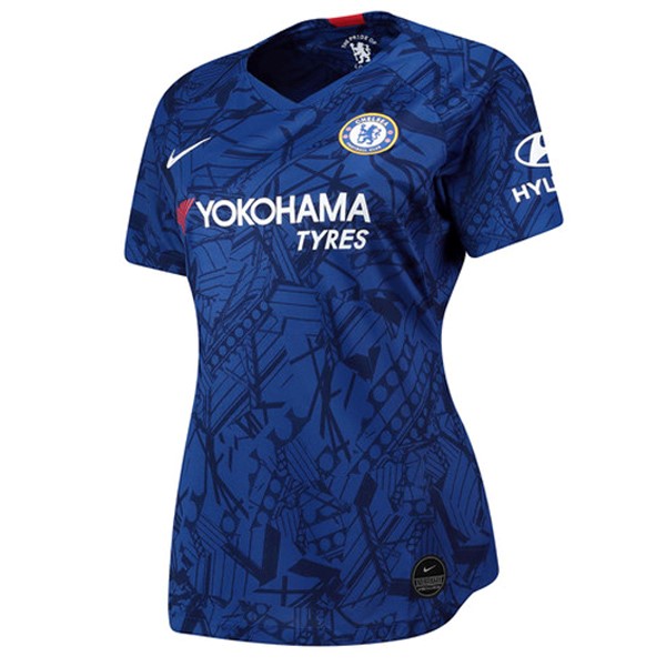 Camiseta Chelsea 1ª Kit Mujer 2019 2020 Azul